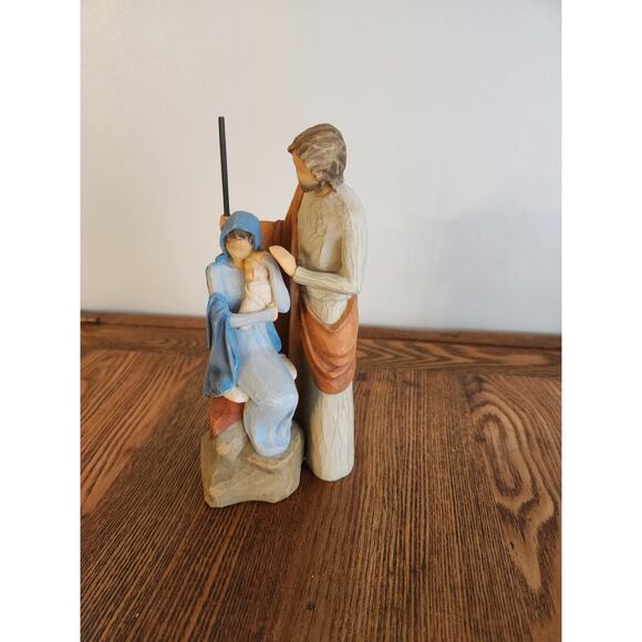 Willow Tree The Holy Family Nativity Christmas Jesus Mary Joseph 7.5" - Picture 1 of 4